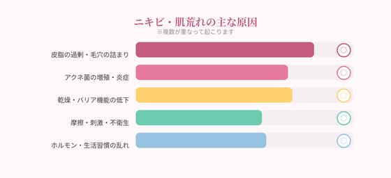 ニキビ・肌荒れの原因