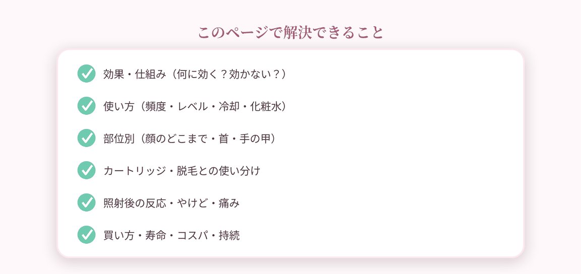 このページで解決できること