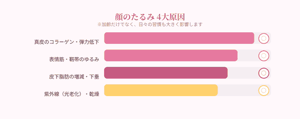 たるみの4大原因